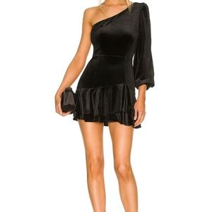 Yumi Kim Dory Dress in Black velvet